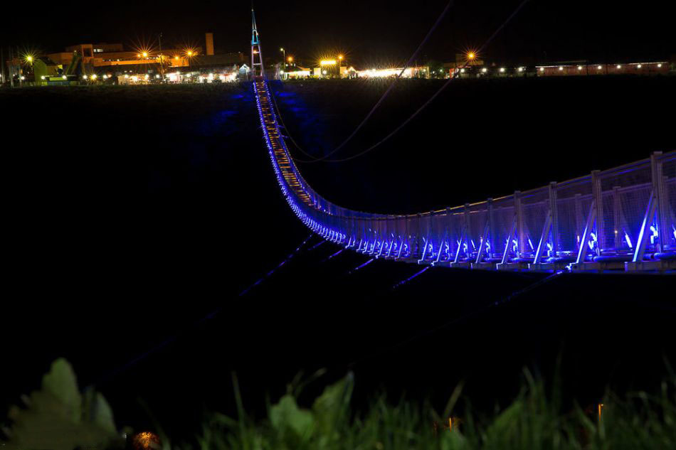 Meshginshahr suspension bridge