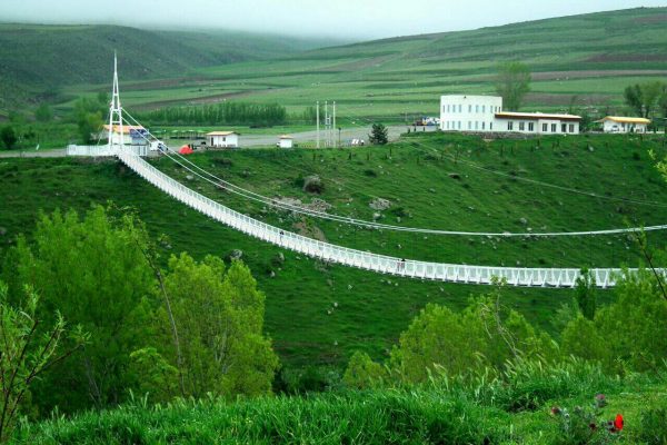 Meshginshahr suspension bridge