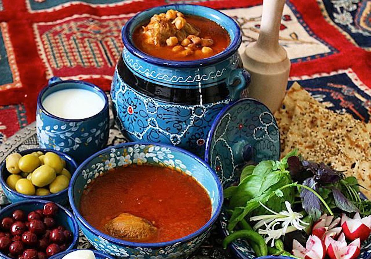 Persian cuisine consists of modern and traditional cooking methods.The