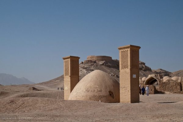 Zoroastrian Towers of Silence A tower of silence (known also as a ‘dakhma