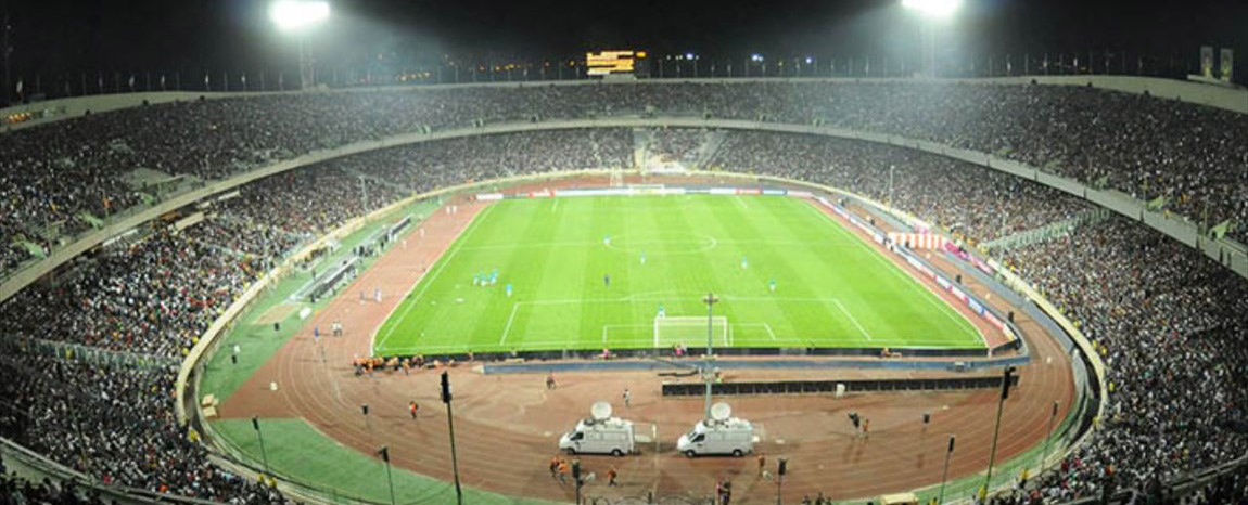 The Azadi stadium is the biggest and the most important stadium in Iran wh